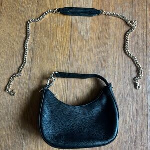 Black purse with gold detailing (brand new!)